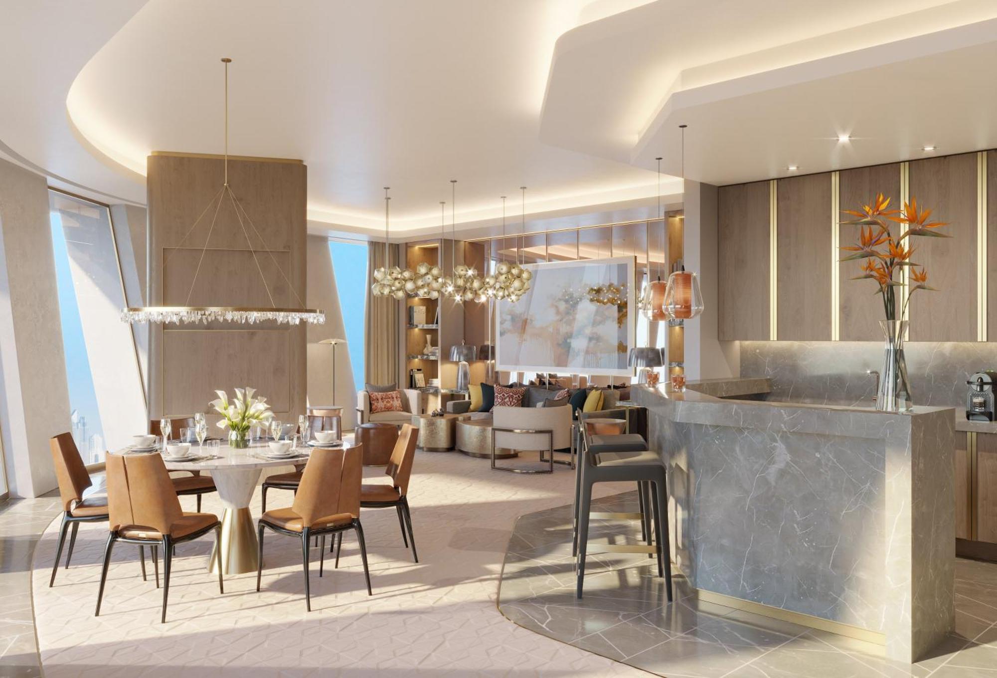 Mandarin Oriental Downtown, Dubai Hotel Exterior foto